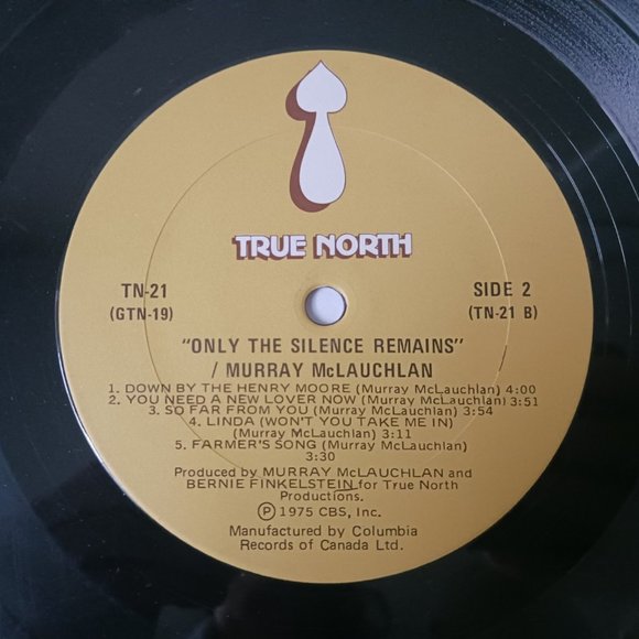 Vintage Murray McLauchlan Only The Silence Remains vinyl record, 1975 original - Picture 11 of 11